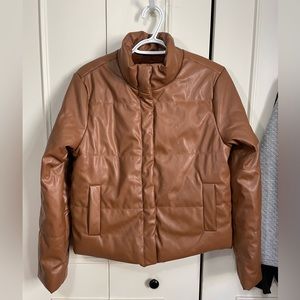 Vegan Leather winter bomber